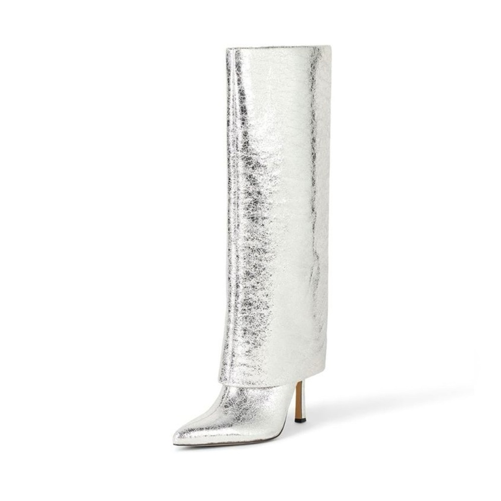 🆕 Metallic Heeled Boots